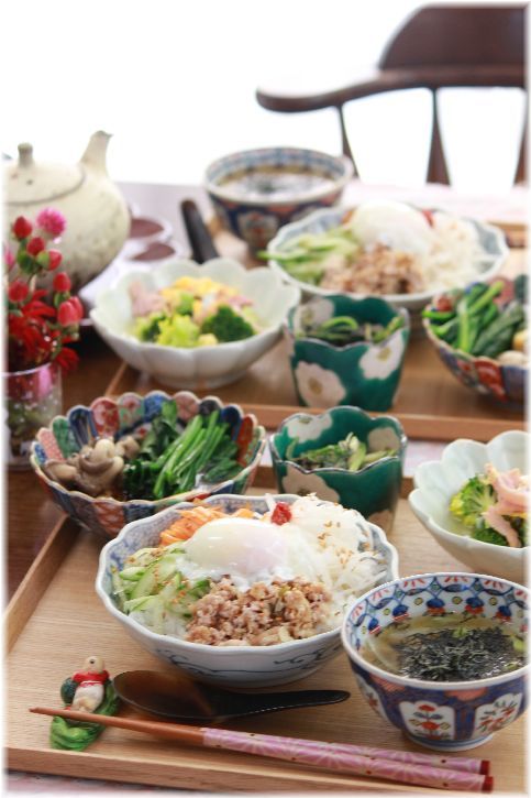 出し殻ビビンバ。 と お昼ごはん。と今週のお買いもの。