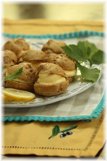 紅茶のシュークリーム。 と BBQの献立（？）