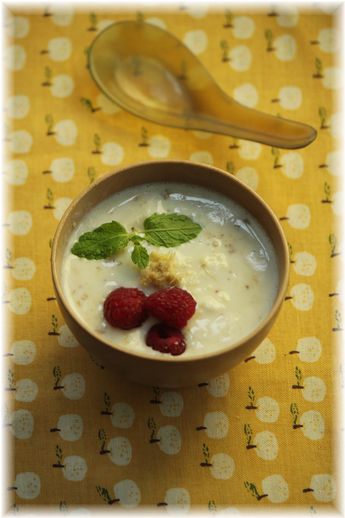 生姜杏仁ミルク。