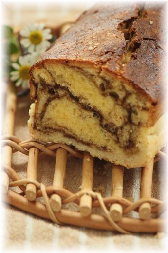 ジンジャーカフェオレパウンドケーキ。