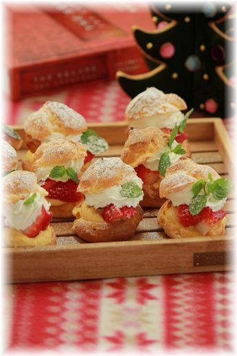 パイ入りシュークリーム。