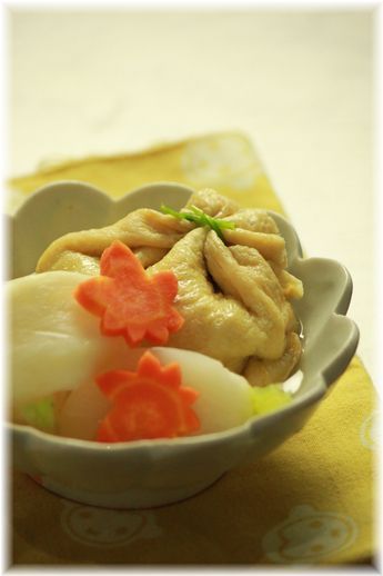 のりきのこ巾着。 と献立。