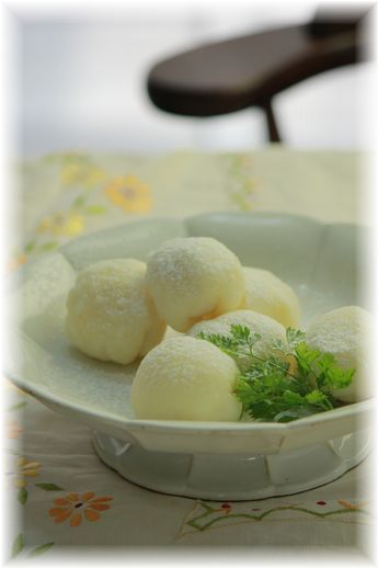 バナナミルク大福。