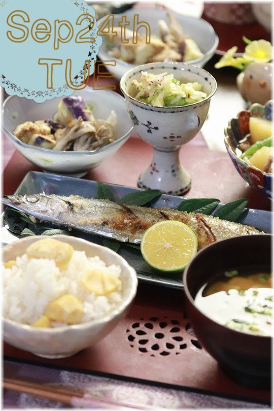 9月24日夕飯