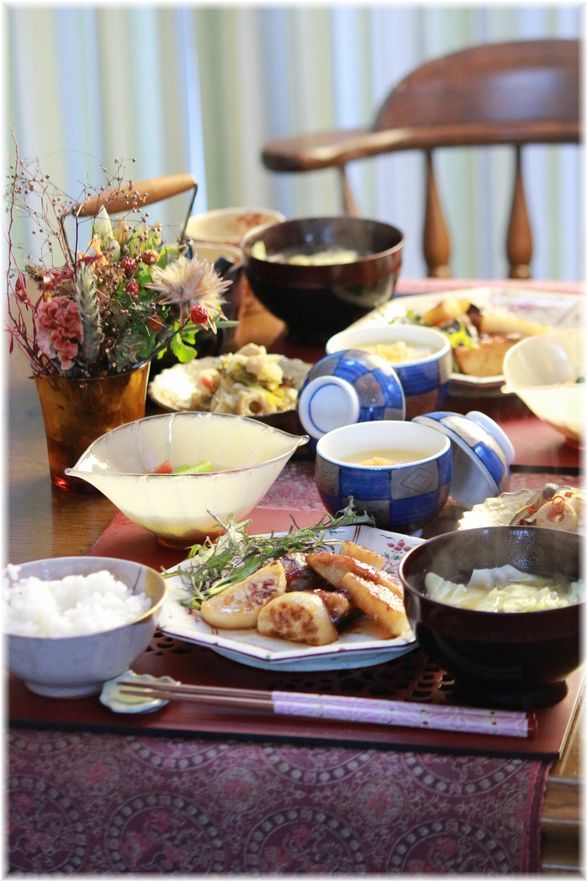 サワラと大根の照り焼き。 と 献立。