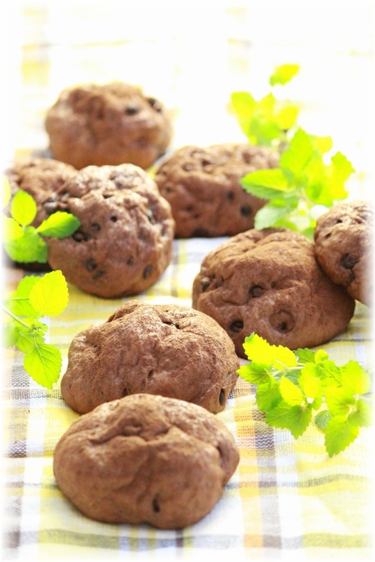 黒いチョコバナナパン。