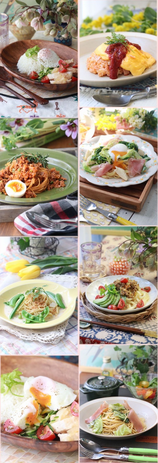 【まとめ】春休みランチにおすすめメニュー７つ♪　と　たまごDAY。