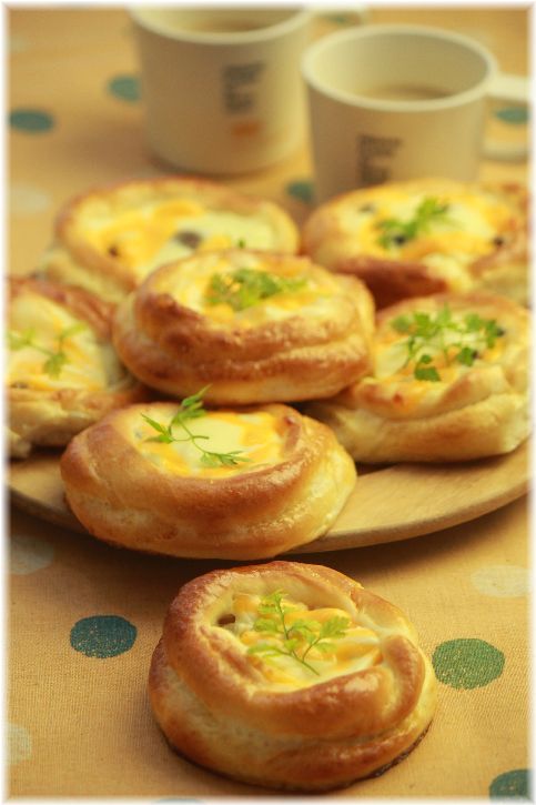 きのこグラタンパン。