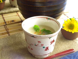 蕪と油揚げのポタージュ。