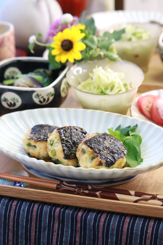   【レシピ】はんぺんつくねの磯辺焼き。と　献立。とワクチン副反応・私の場合。