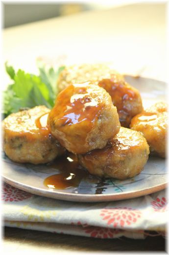 香り蓮根つくね。