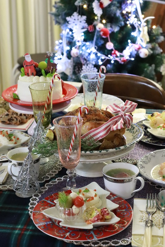 【レシピ】クリスマス2021の　献立。と　食べてる様子の愛おしさ。
