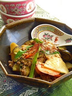 パリパリ野菜の麻婆チン♪