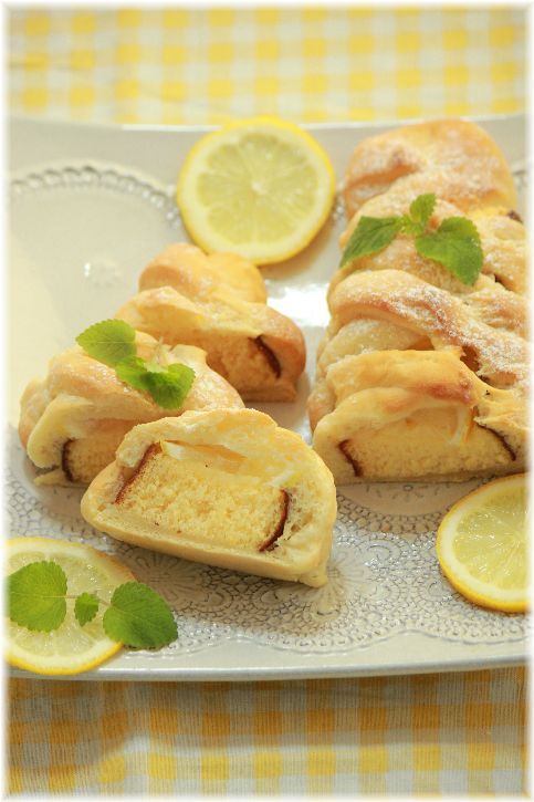 冷やして食べる カステラレモンパン。