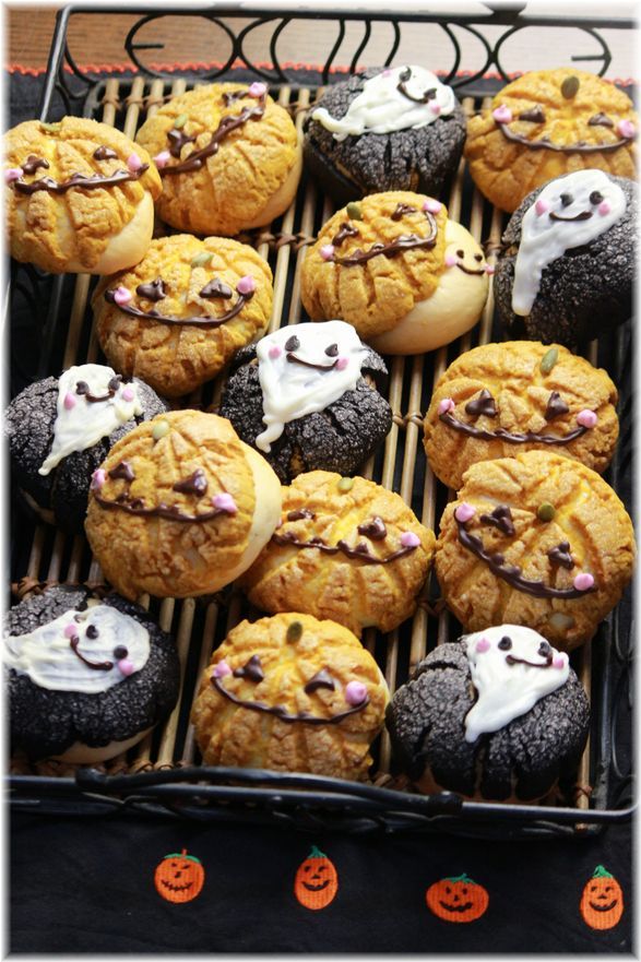 ハロウィンメロンパン。