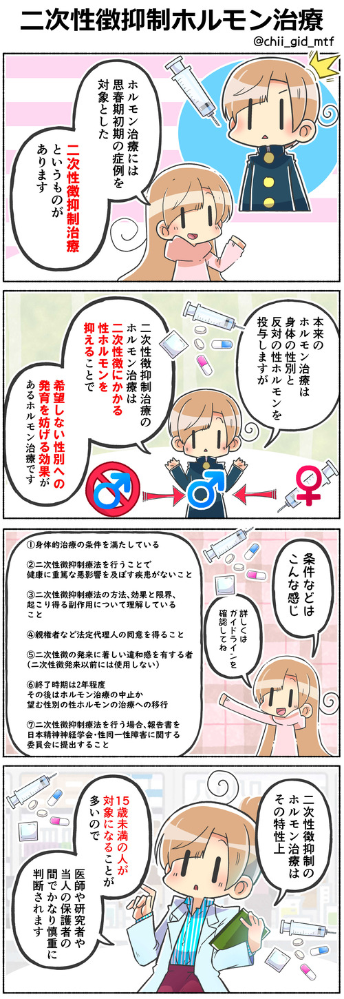 二次性徴抑制ホルモン治療