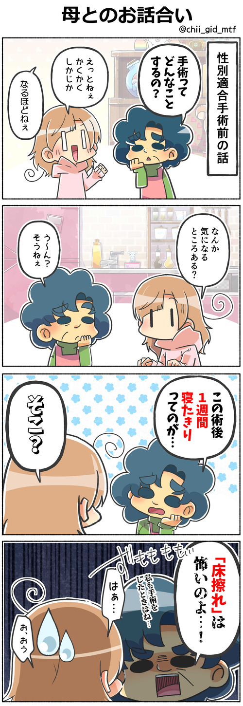 母とのお話合い