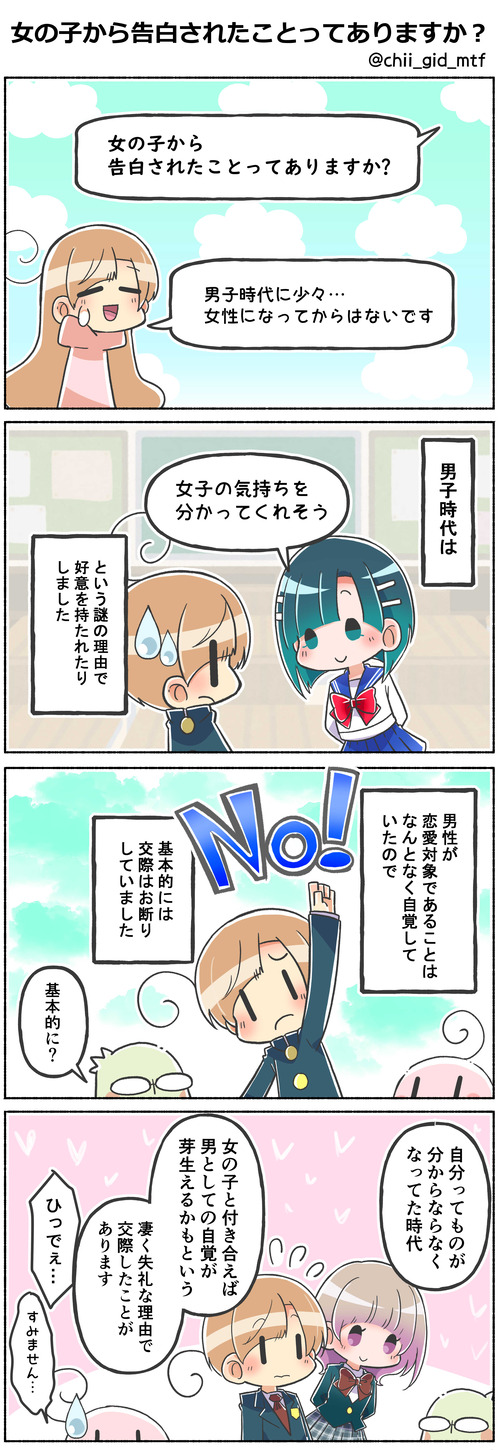 女の子から告白されたことってありますか?