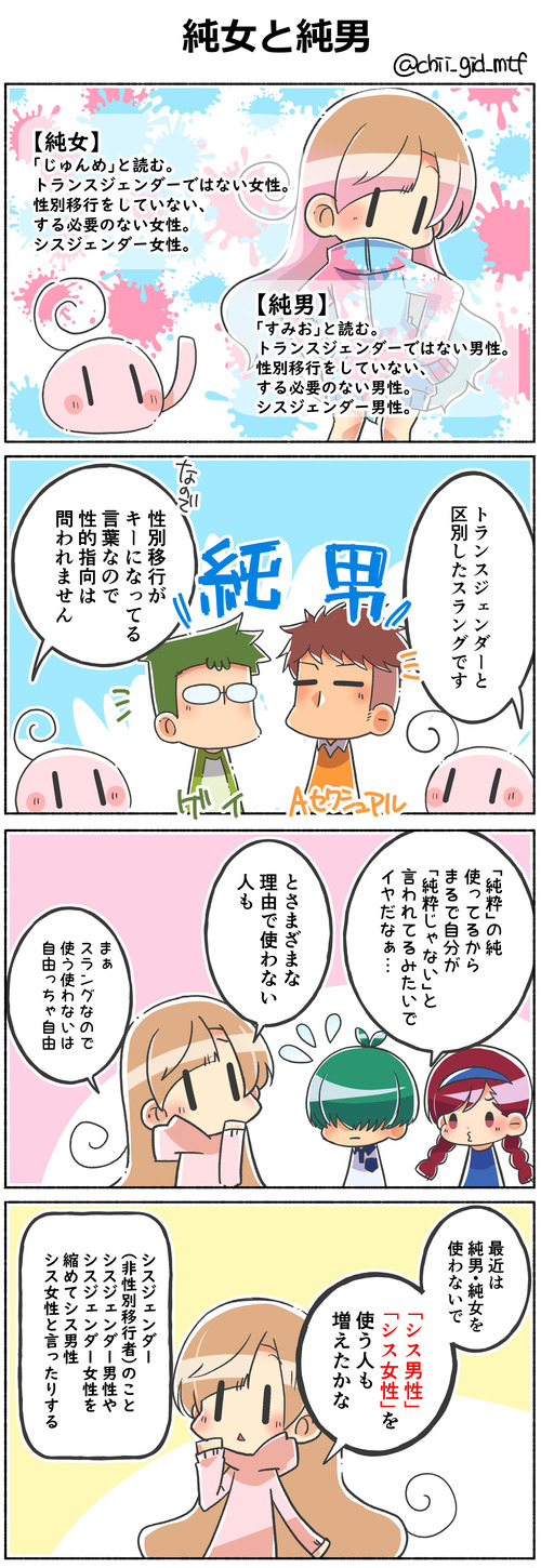 純女と純男