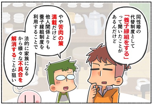 同性婚の代替制度としての養子縁組制度【LGBTQ】