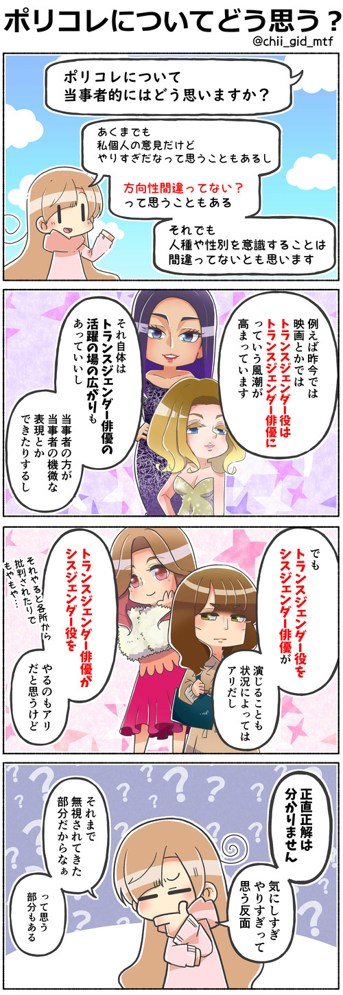 ポリコレについてどう思う？