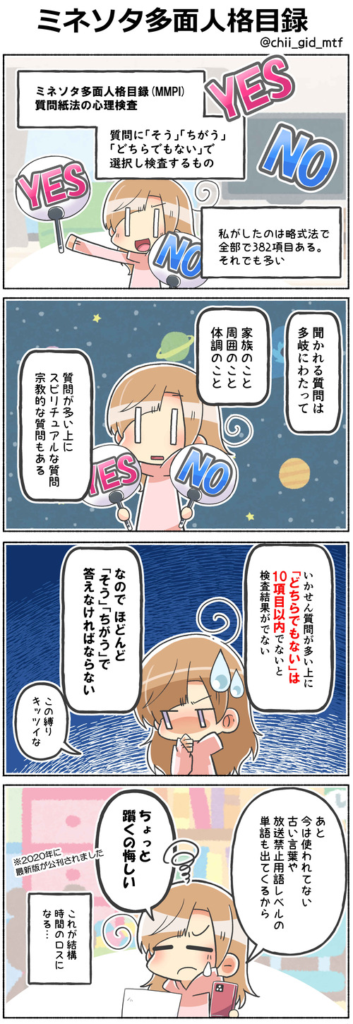 ミネソタ多面人格目録