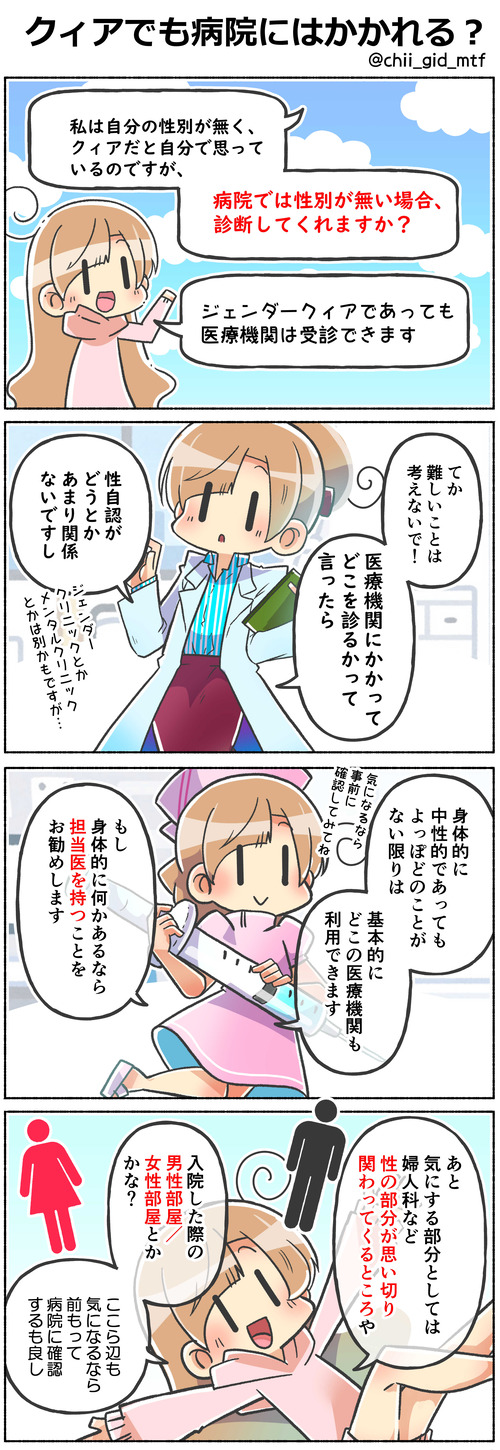 クィアでも病院にはかかれる?