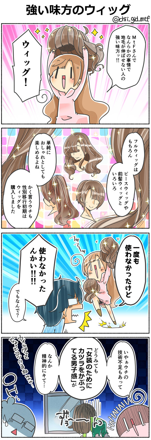 強い味方のウィッグ