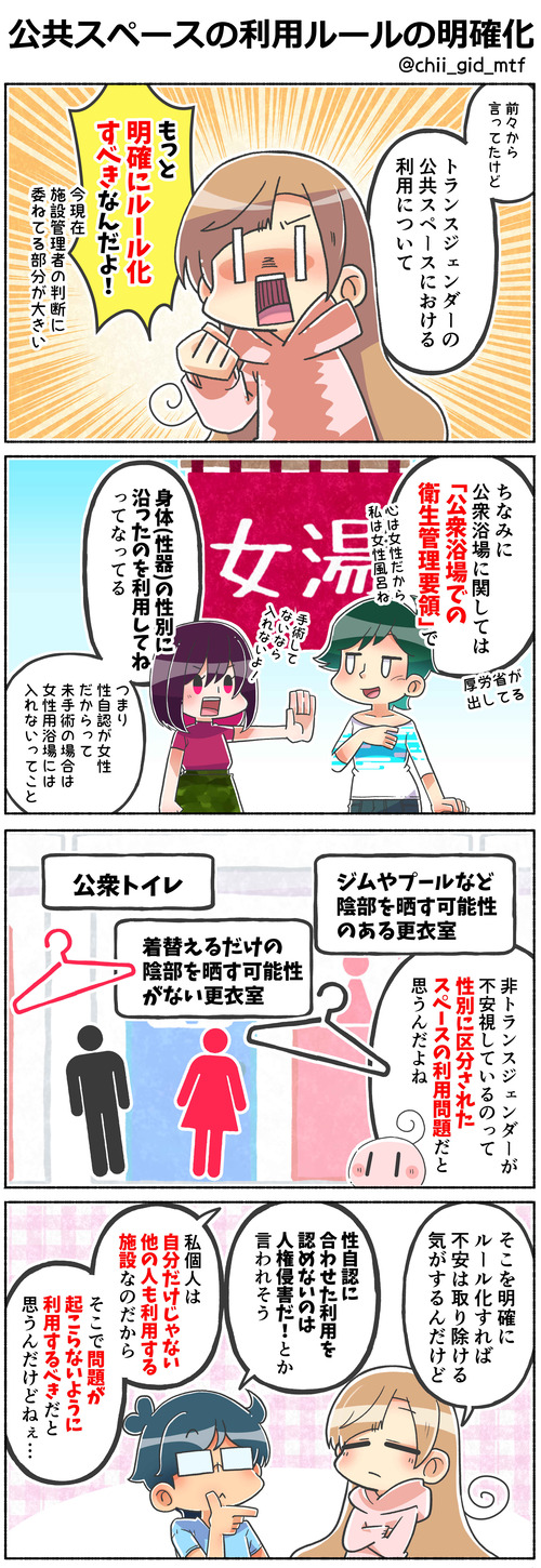 公共スペースの利用ルールの明確化