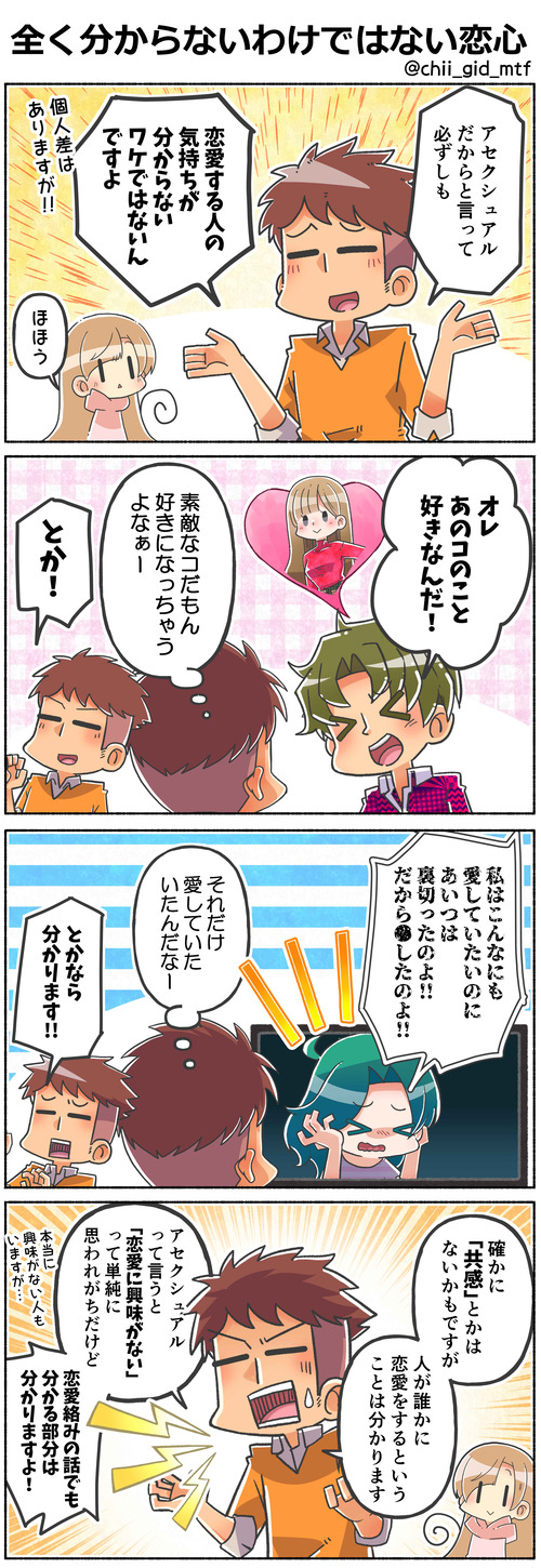 全く分からないわけではない恋心