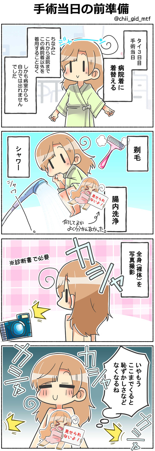 手術当日の前準備
