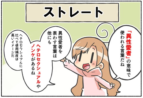 【異性愛者／ヘテロセクシュアル】ストレート【専門用語解説】