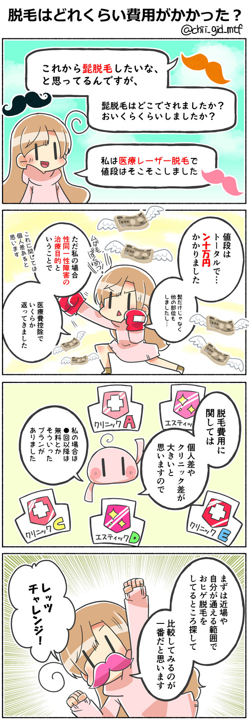 脱毛はどれくらい費用がかかった？