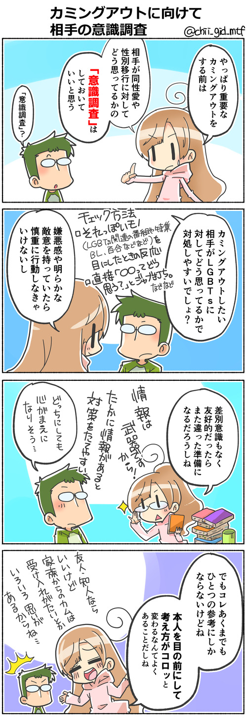 カミングアウトに向けて