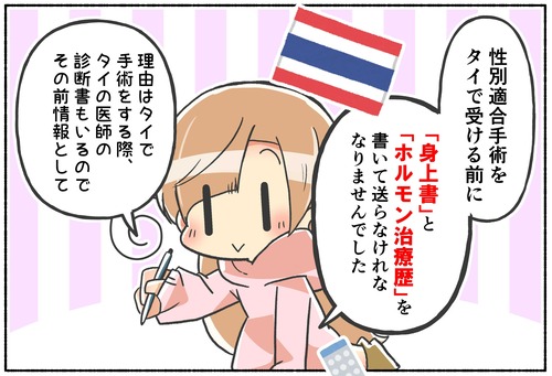 【性別適合手術】身上書とホルモン治療歴【性別違和】