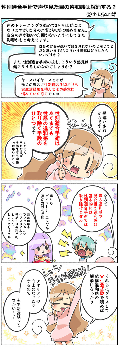 性別適合手術で違和感は解消する？