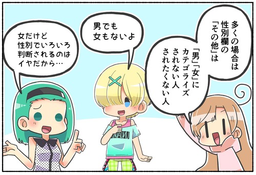 【ジェンダー】性別欄「その他」は誰のため？