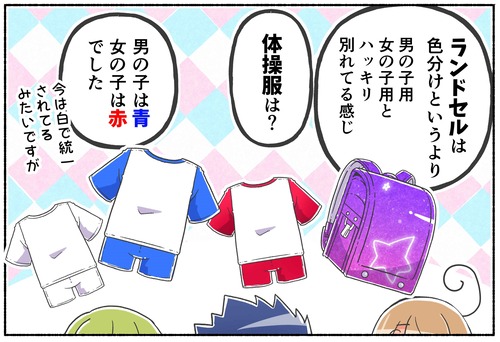 【ジェンダー】学校用具の性別の色分け