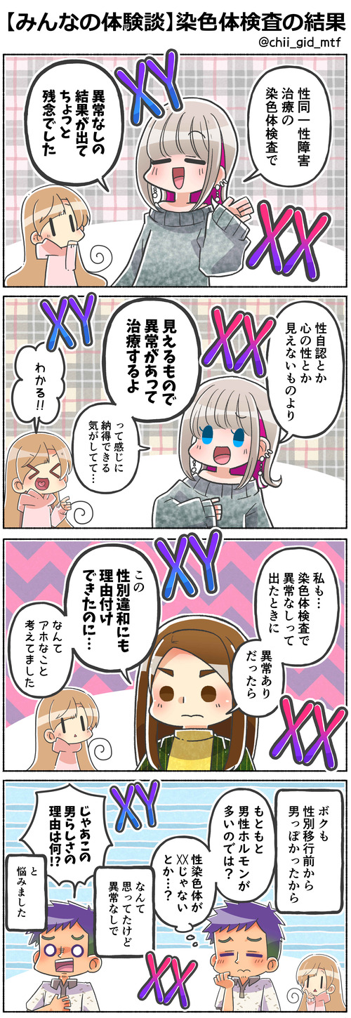 【みんなの体験談】染色体検査の結果