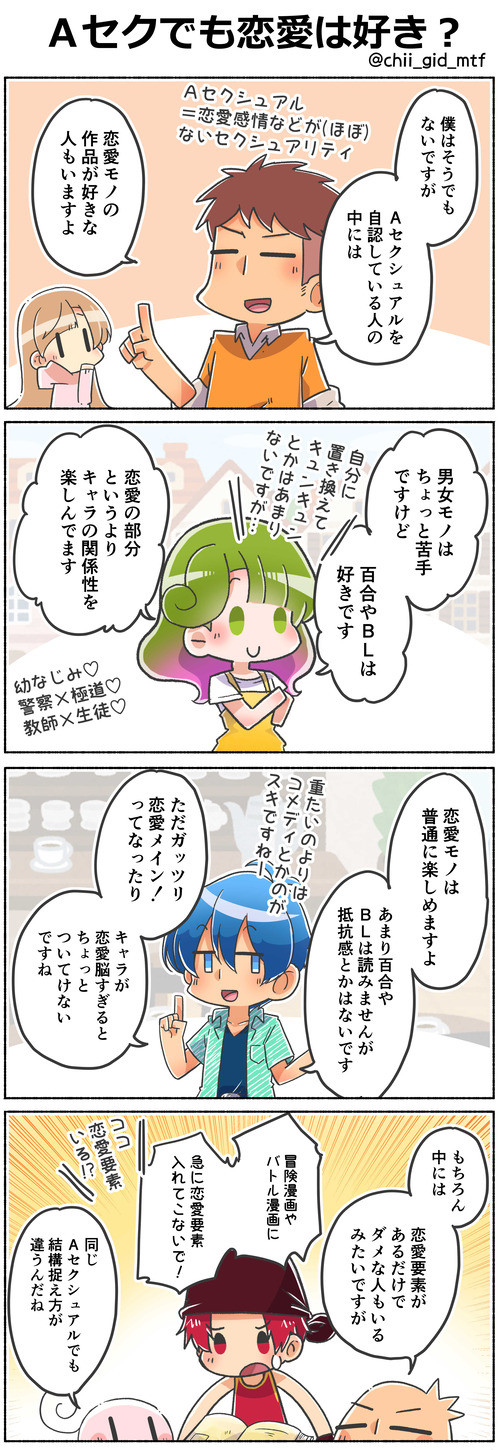 Ａセクでも恋愛は好き？