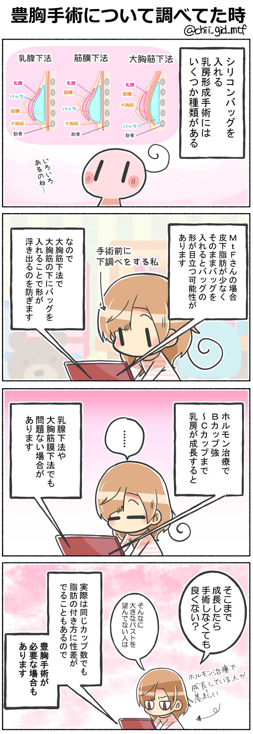 豊胸手術のお話