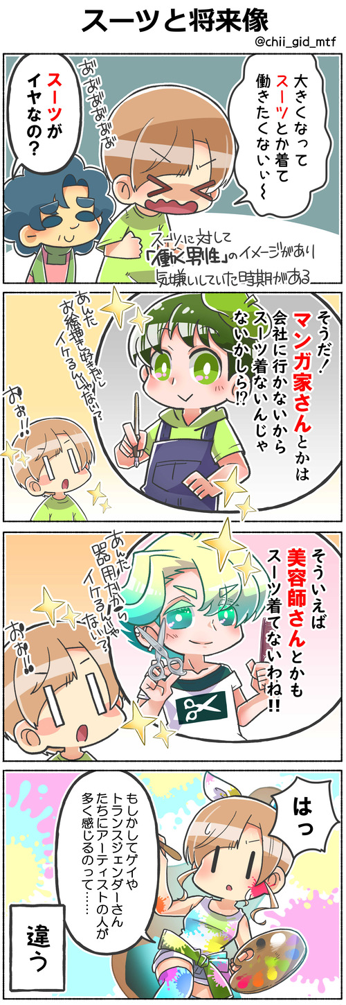 スーツと将来像