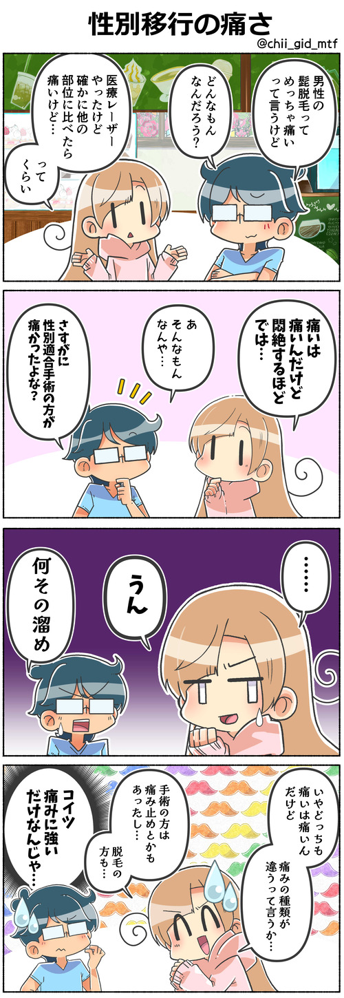 性別移行の痛さ