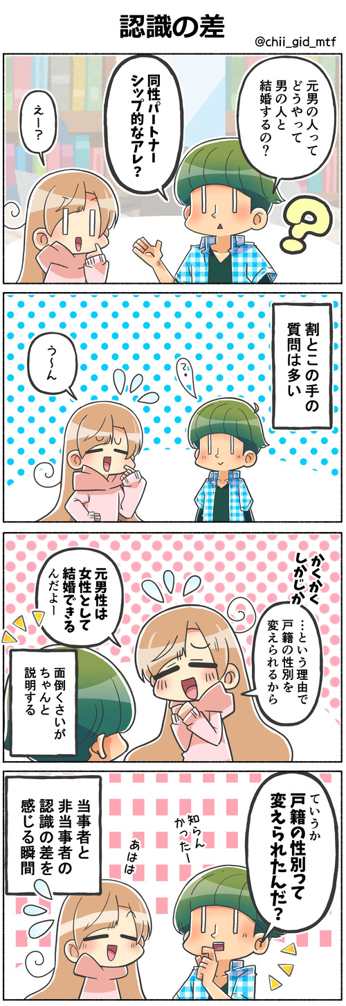 認識の差
