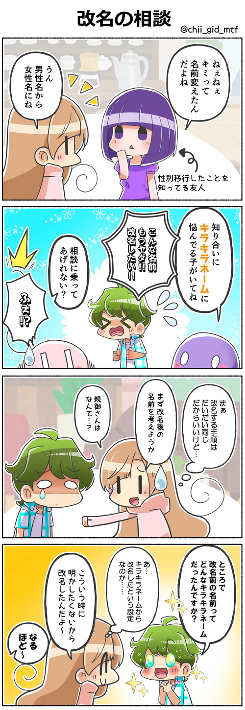 改名の相談