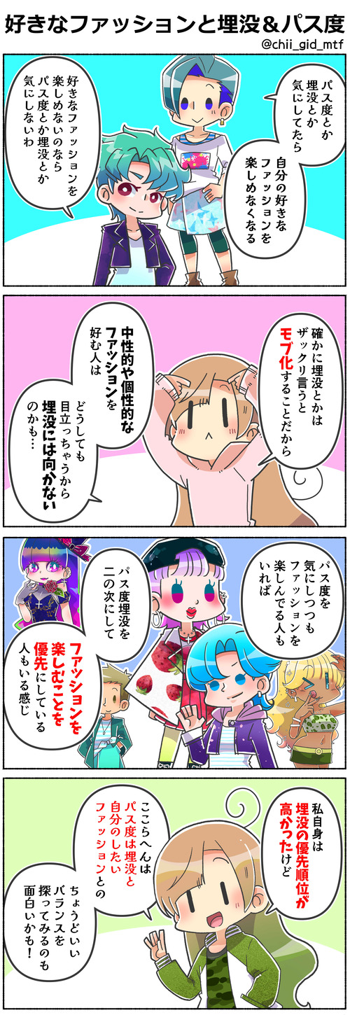 好きなファッションと埋没＆パス度01