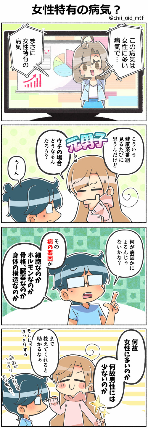 女性特有の病気？