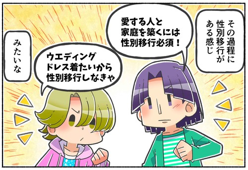 【トランスジェンダー】結婚が目的の性別移行？