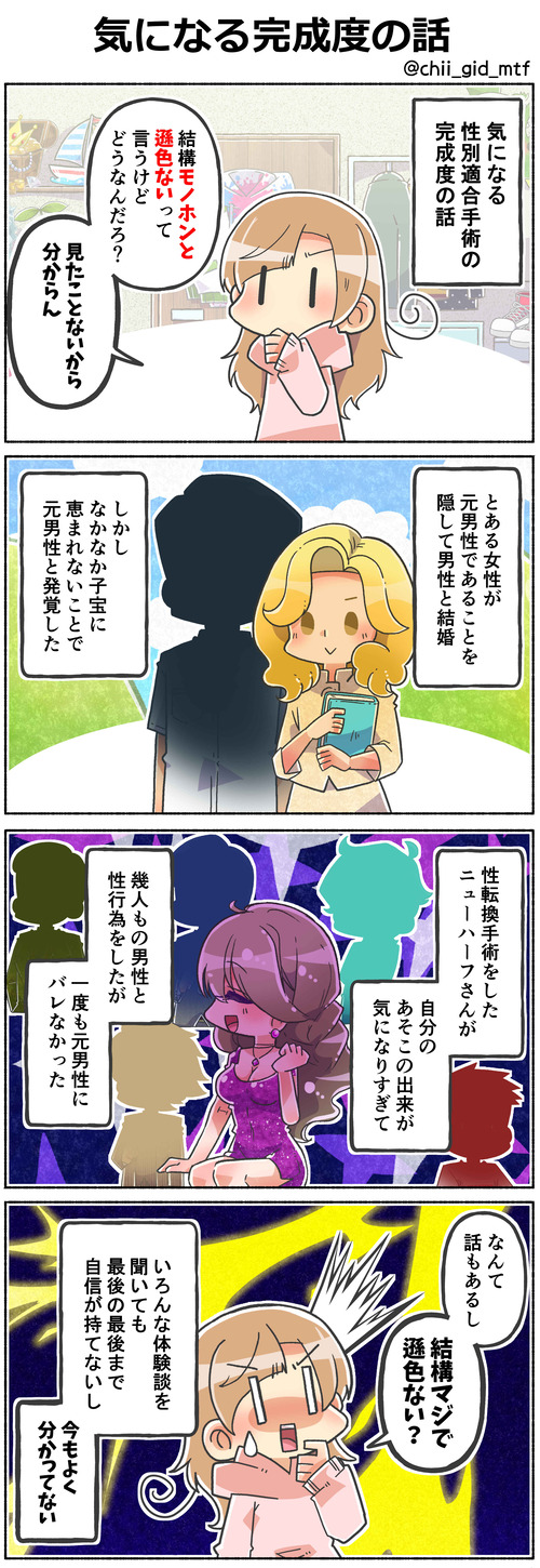気になる完成度の話