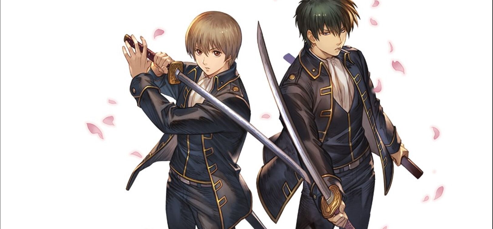 顔が グラブルの銀魂コラボ 土方十四郎 沖田総悟 のビジュアルが公開 控えめに言って最高すぎない 良い あにこみch